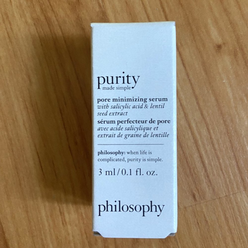 Philosophy Purity made simple pore minimizing serum 3 ml / .1 fl oz